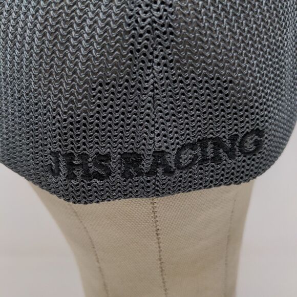 JHS Racing Pacific Headwear Black Gray Fitted Cap Hat Size L - XL Horse - Picture 8 of 11